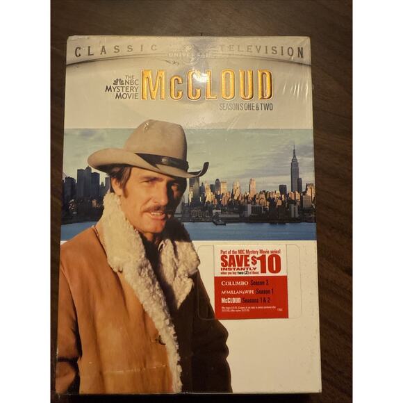 Mccloud: Seasons One & Two (DVD, 2005 Universal, 3 Disc Set) New Season 1 2 - Picture 1 of 2